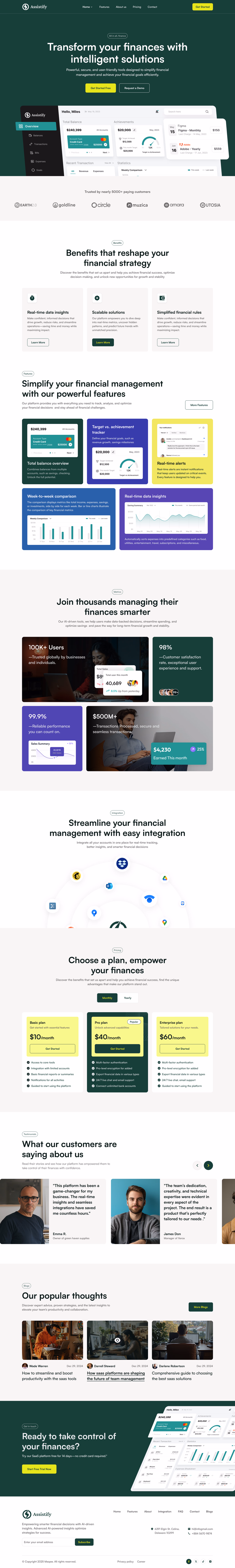 Assistfy- finances with intelligent solutions. - 2