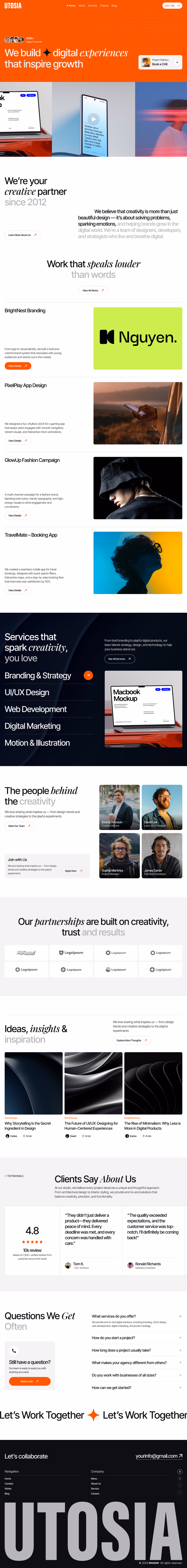 Utosia- A Digital Agency - 2