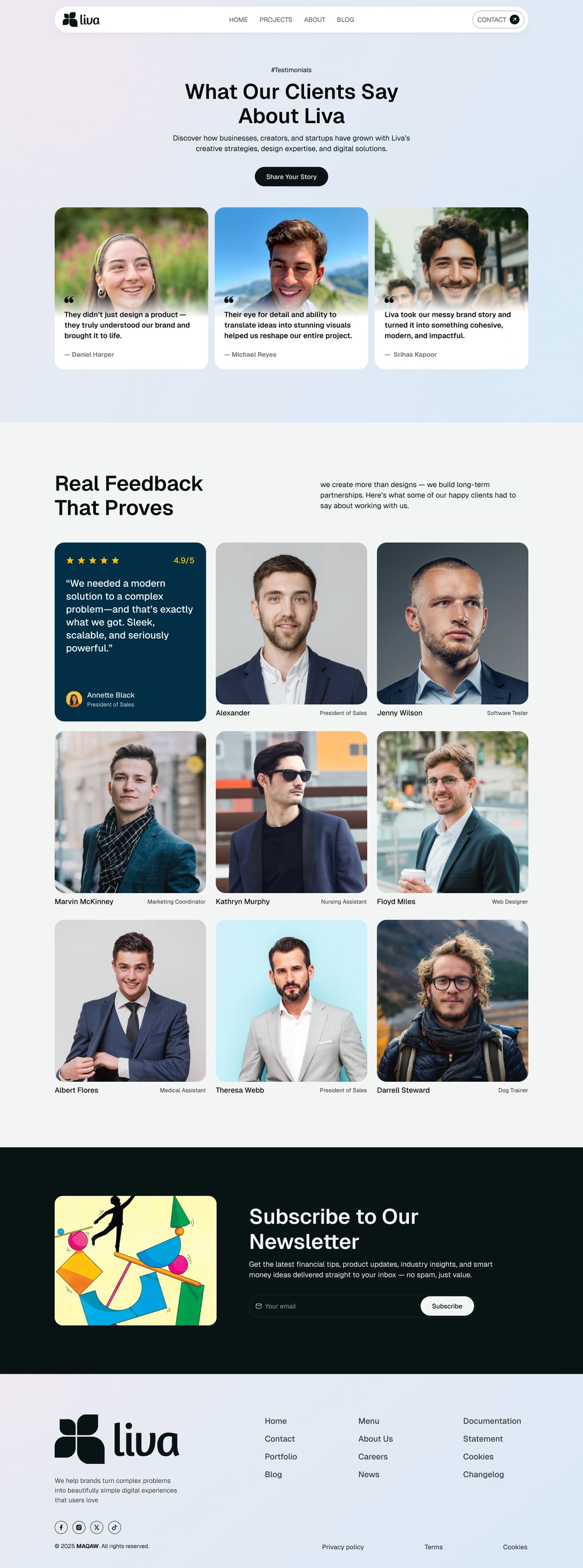 Liva- Testimonials - 2