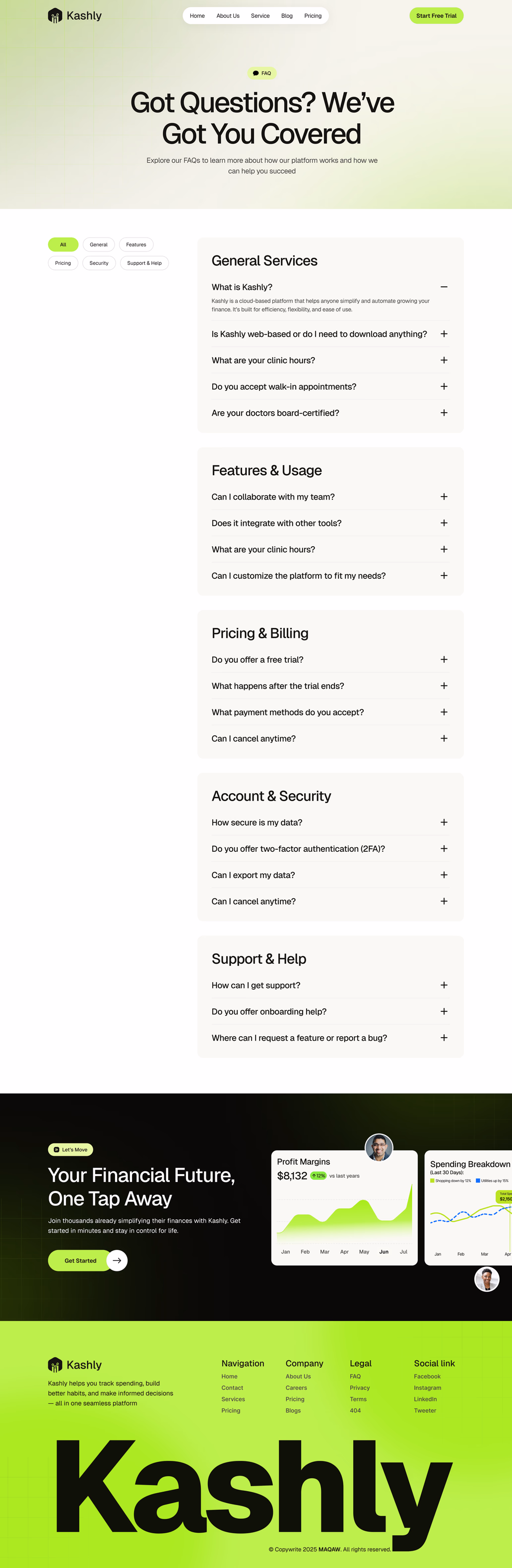 Kashly- FAQ - 2