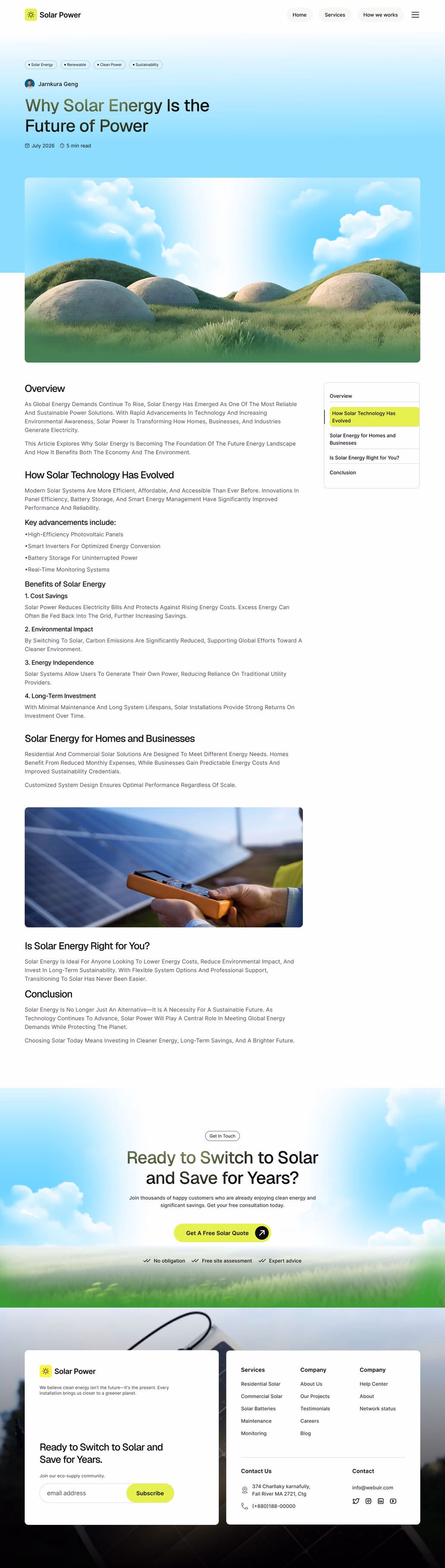 Solar Power - 2
