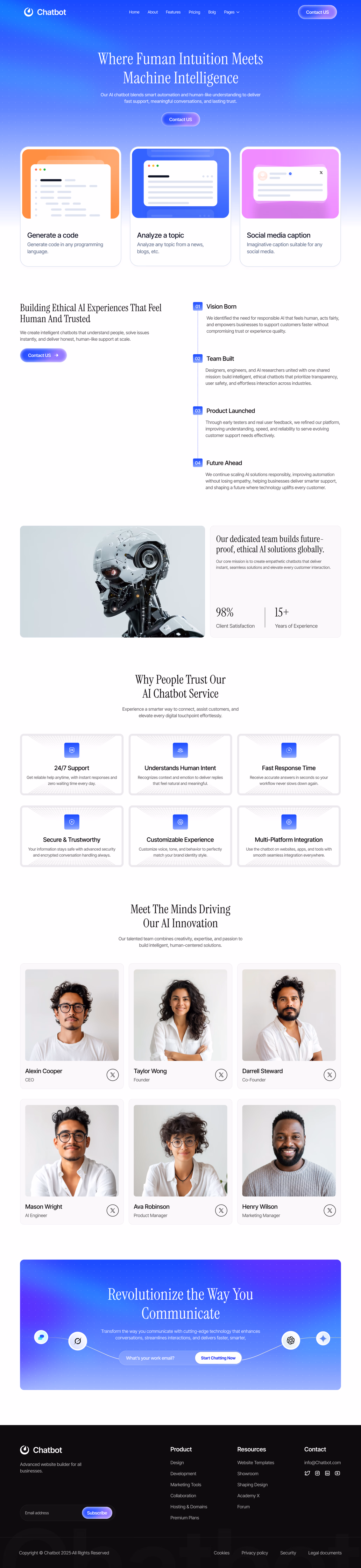 AI CHATBOT- About Us Page - 2