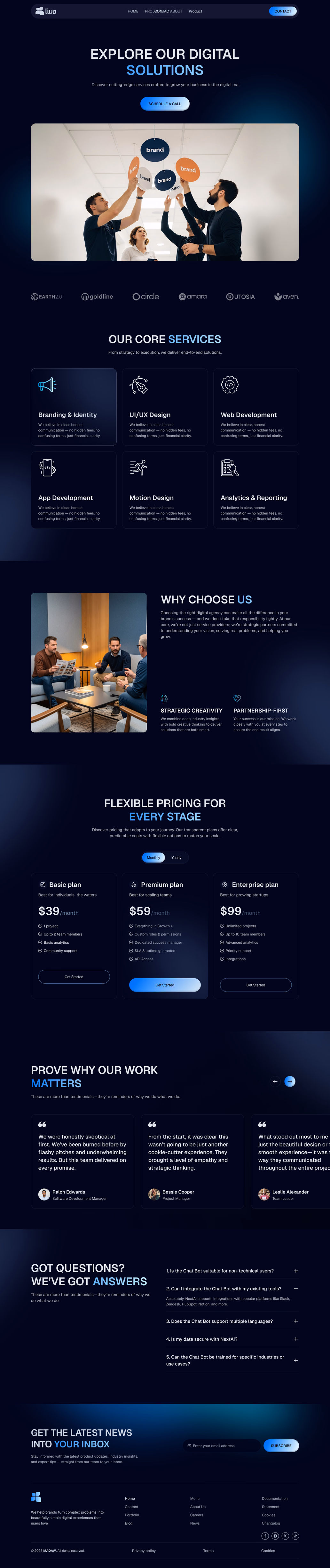 Livo - About us Page - 2