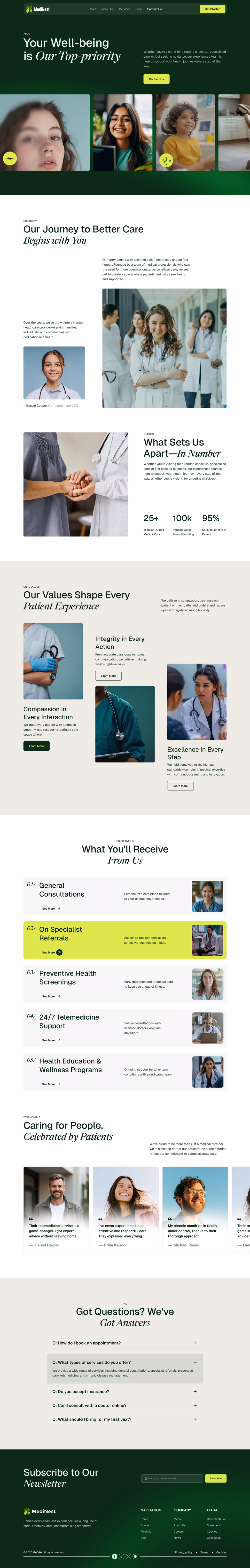 Medinest - About us Page - 2