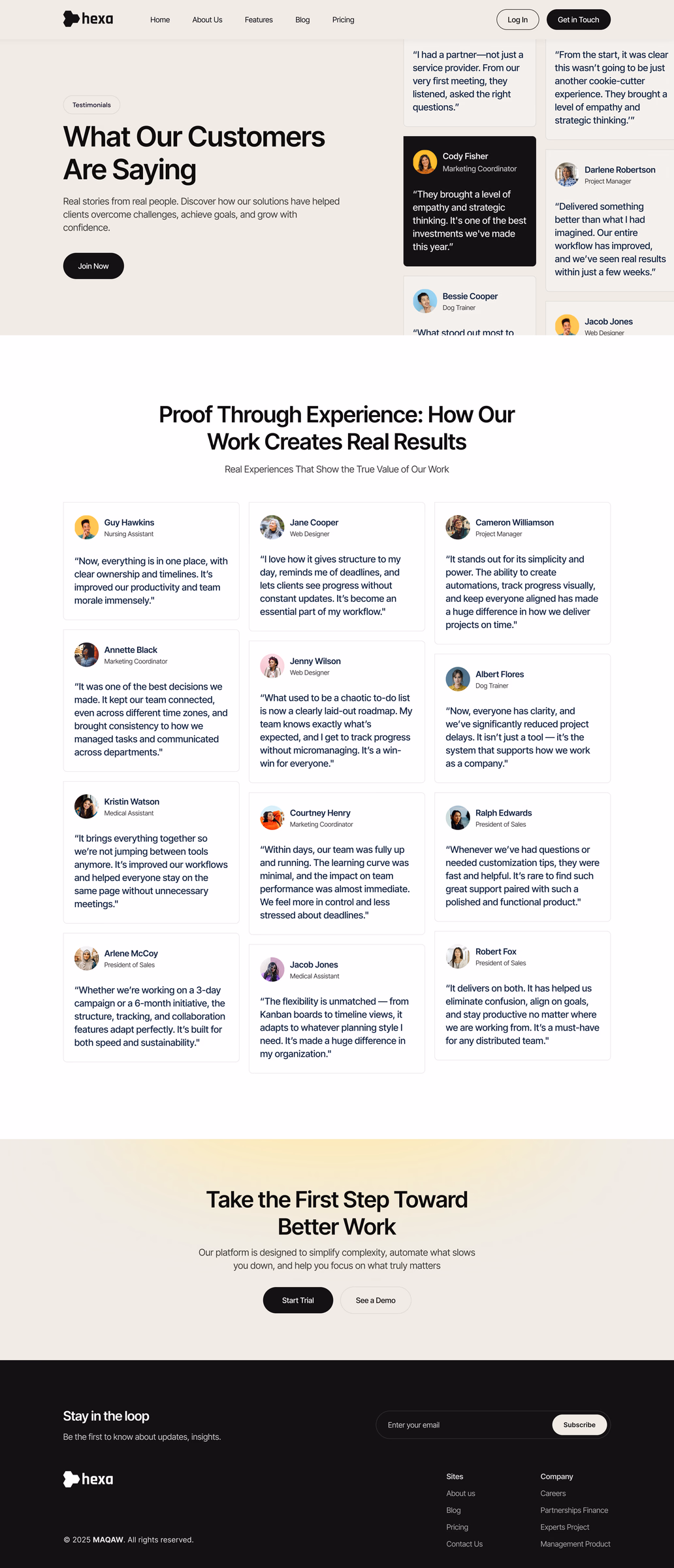 Hexa- Testimonial - 2