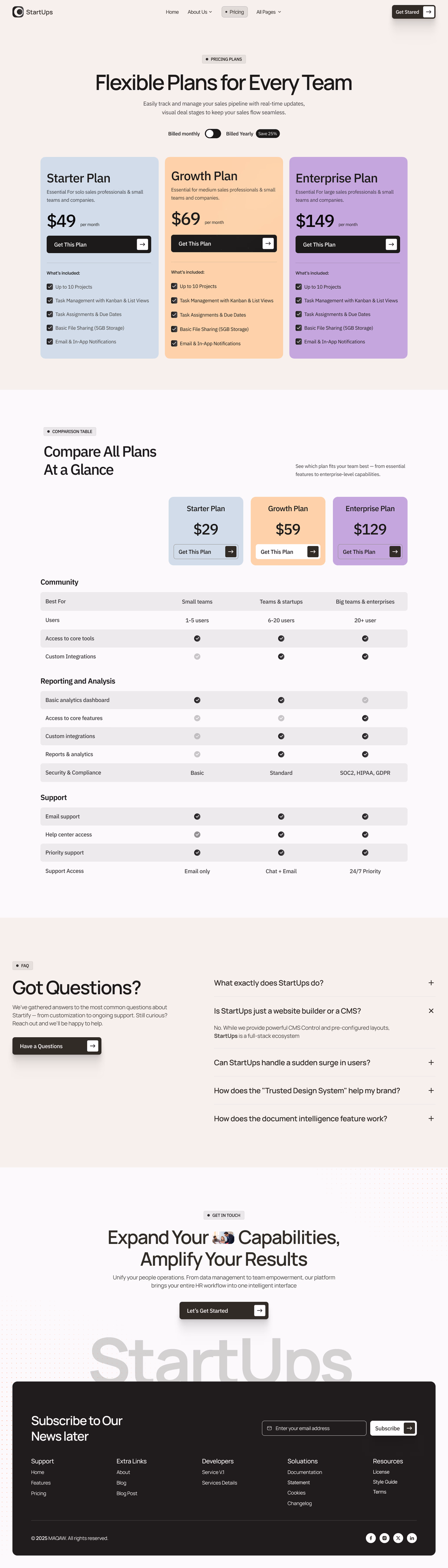 Startups- Pricing Page - 2