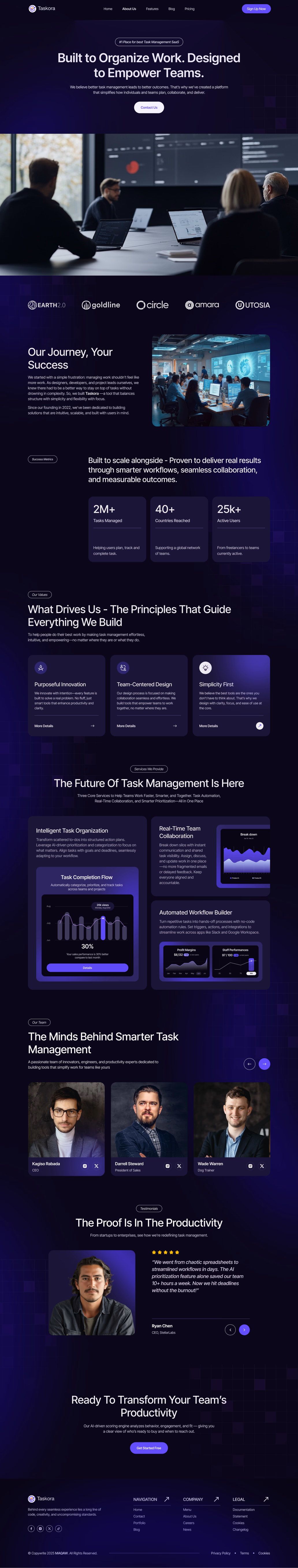 TaskOra- About Us Page - 2