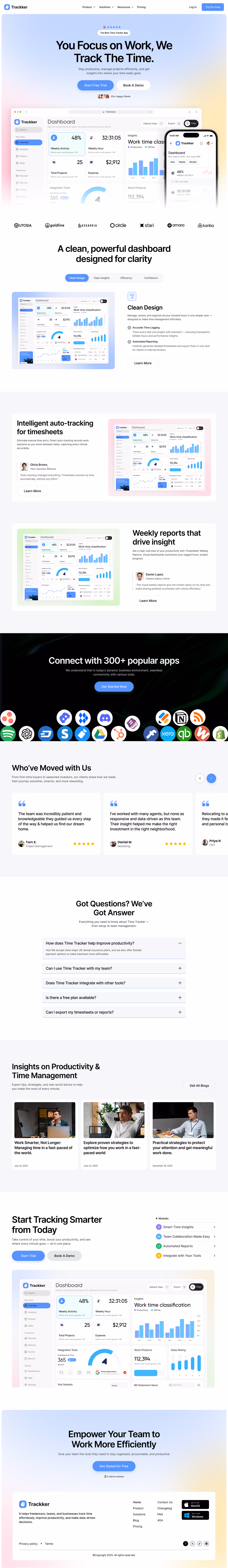 Trackker- Ai Powered web app - 2