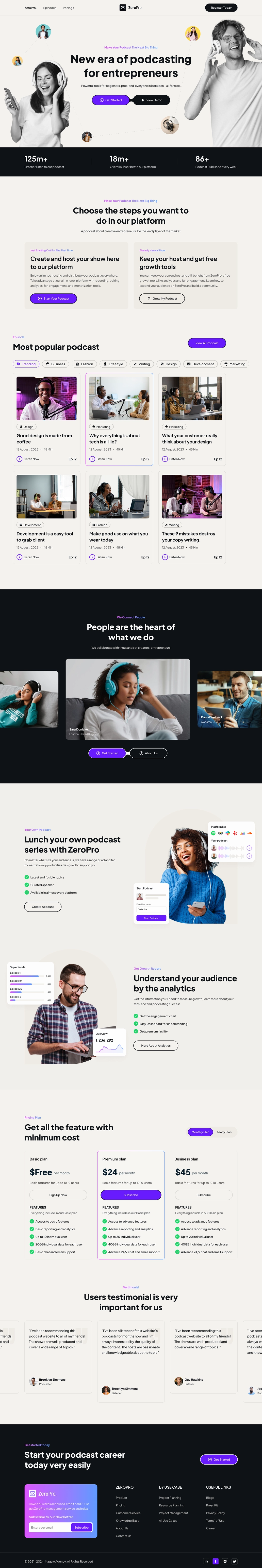 Podcast Landing Page - 2