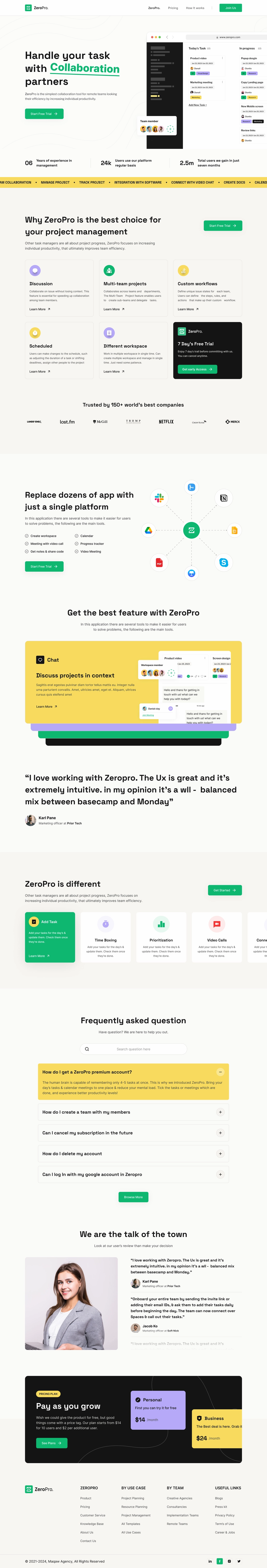 SaaS Landing Page - 2