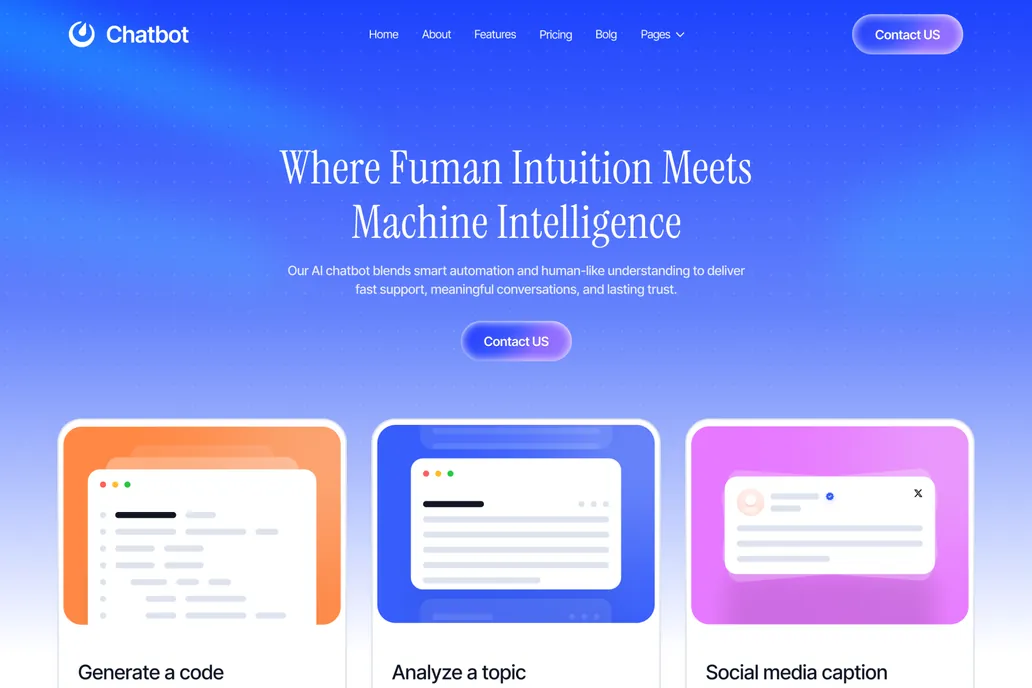 AI CHATBOT- About Us Page - 1