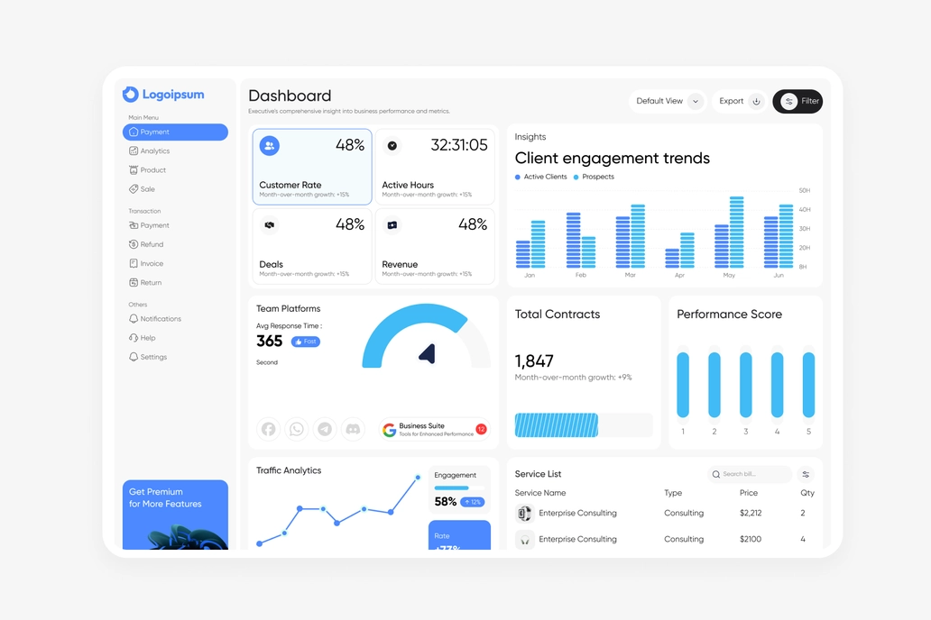 Buisness Dashboard