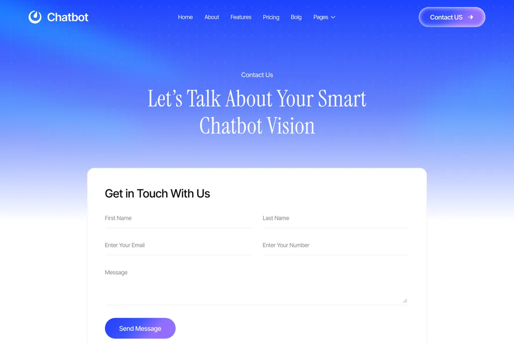 ChatBot, AI - Contact Us