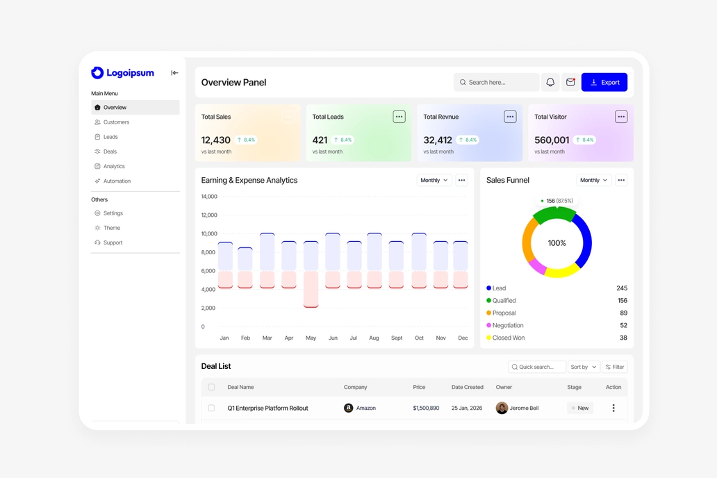 CRM / Home