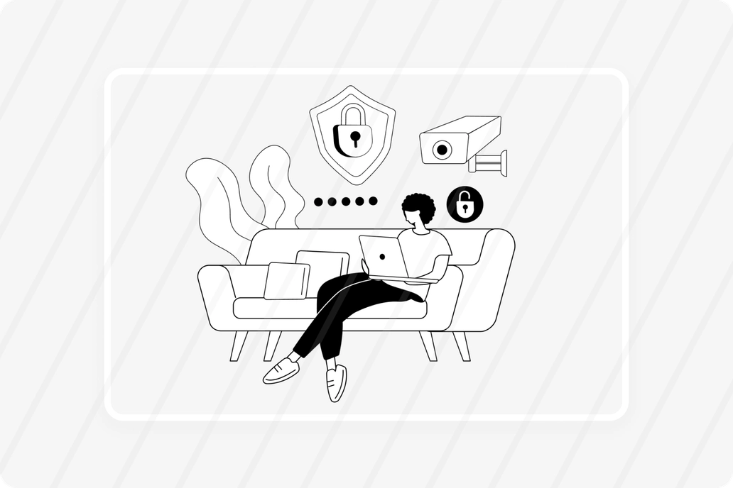 Data Security concept illustration