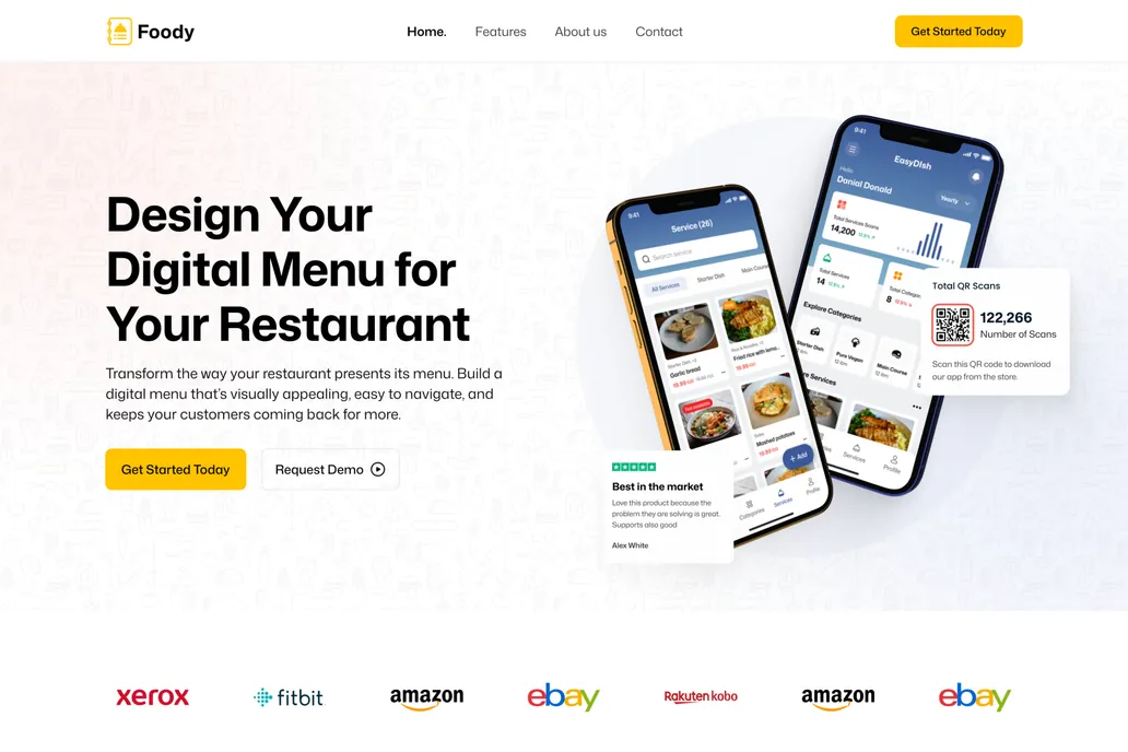 Foody- Digital Menu - 1