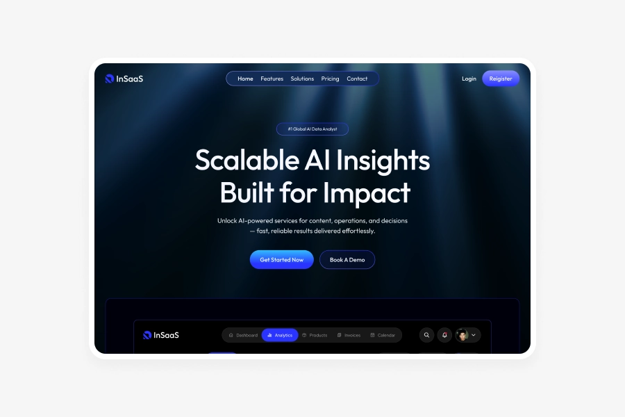 InSaaS 2.0 - SaaS Figma Header