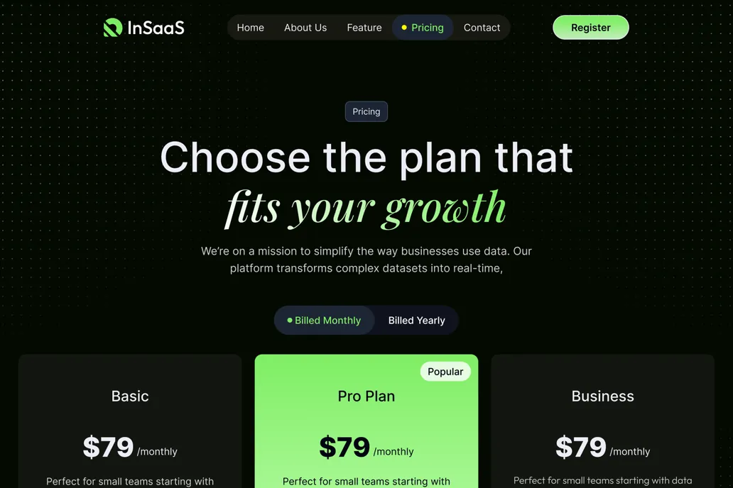 Insaas- Pricing Page - 1