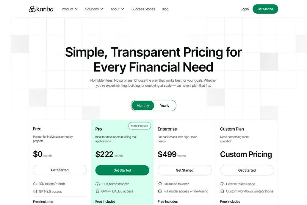 Kanba- Pricing Page - 1