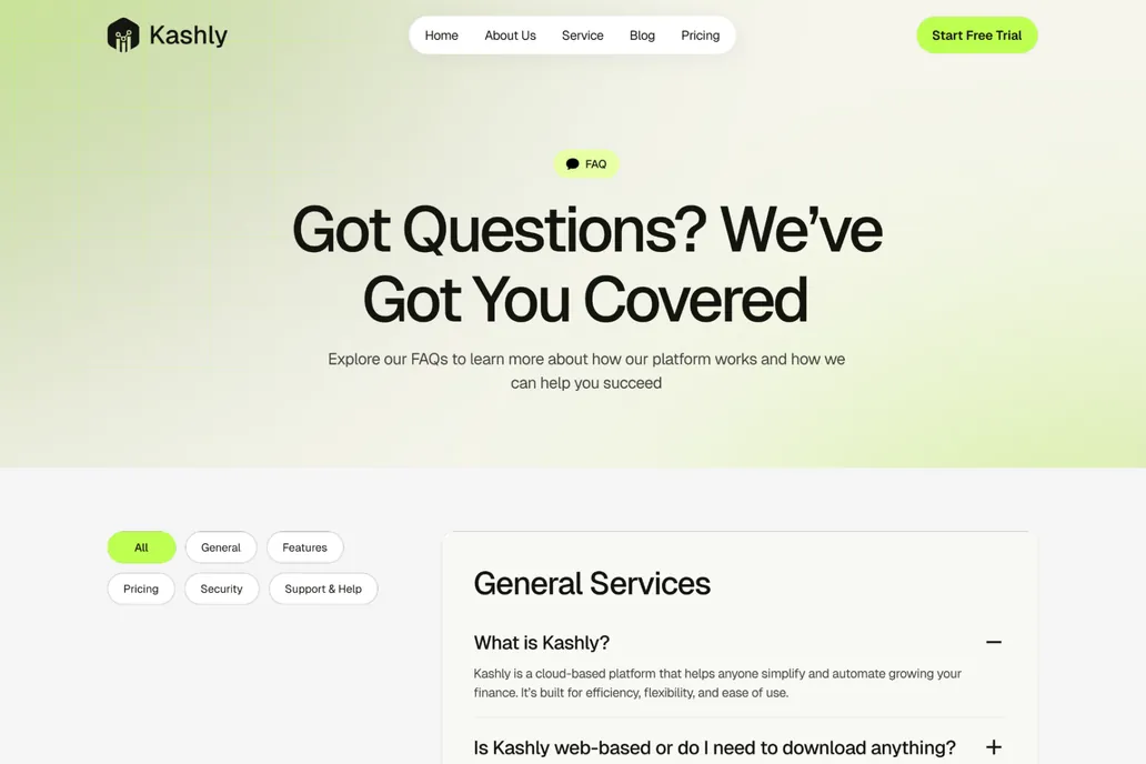 Kashly- FAQ - 1