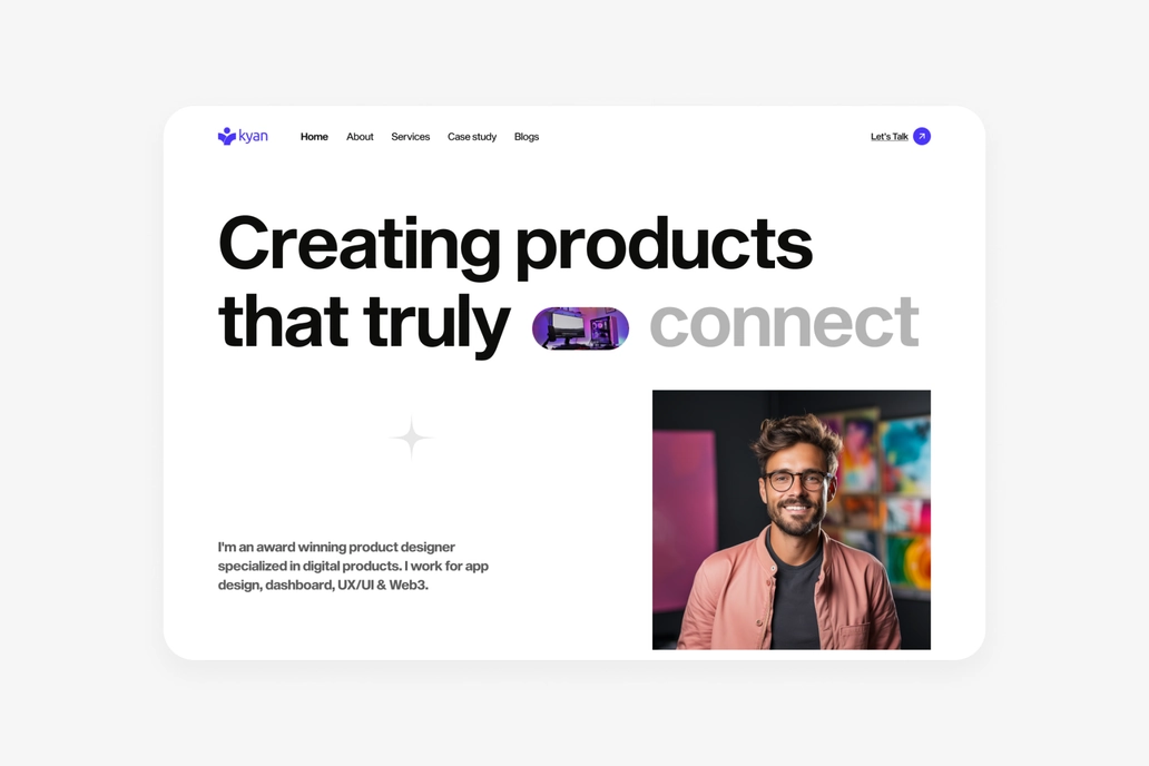 Kyan 2.0 - Portfolio Figma UI