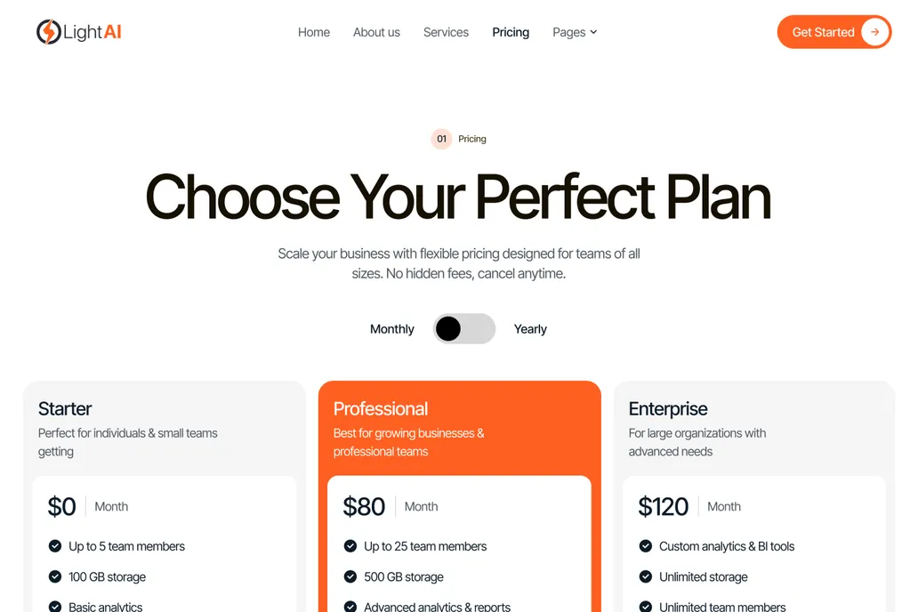 LightAi -Pricing Page - 1