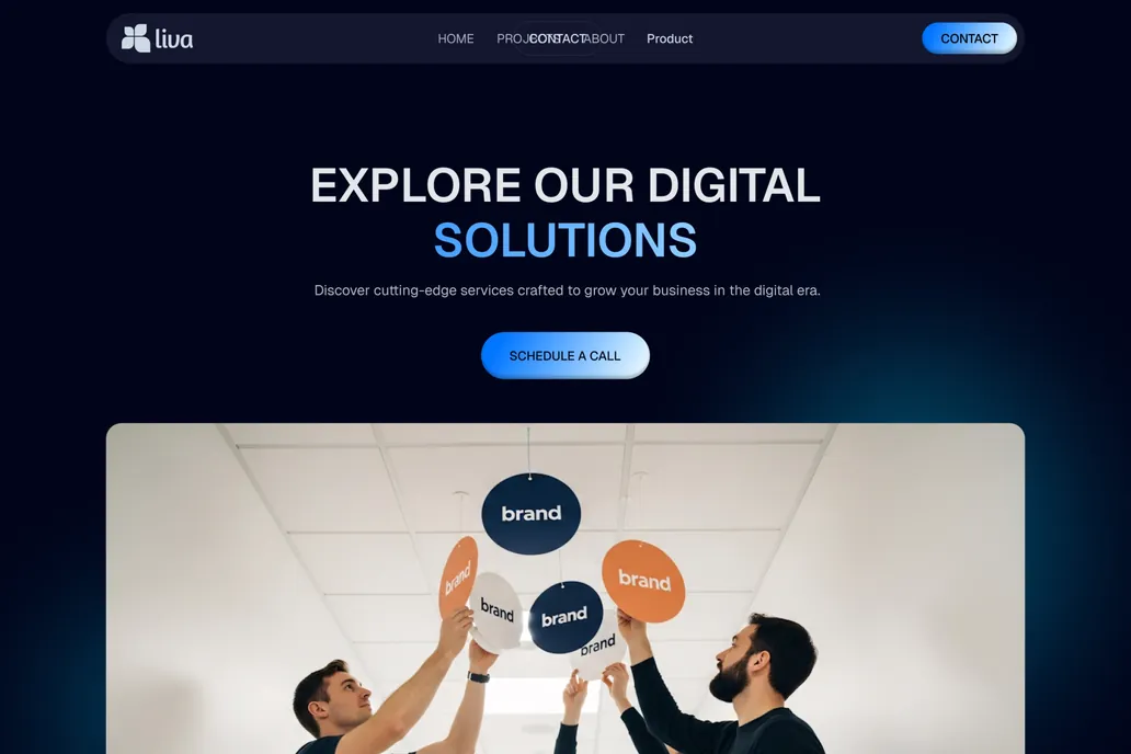 Livo - About us Page - 1