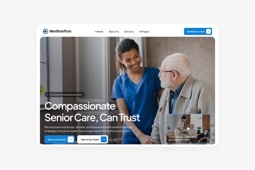 Medination - Health Care Figma UI