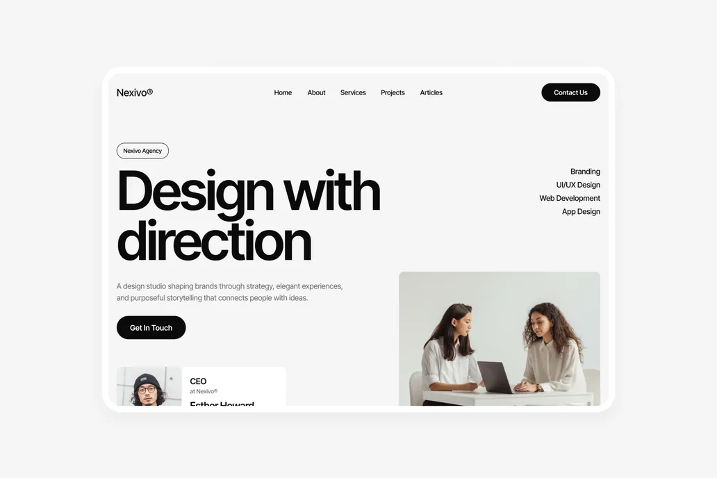 Nexivo - Agency Figma UI