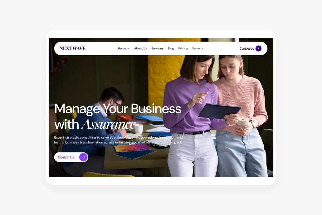Nextwave 2.0 - Start Up Figma UI