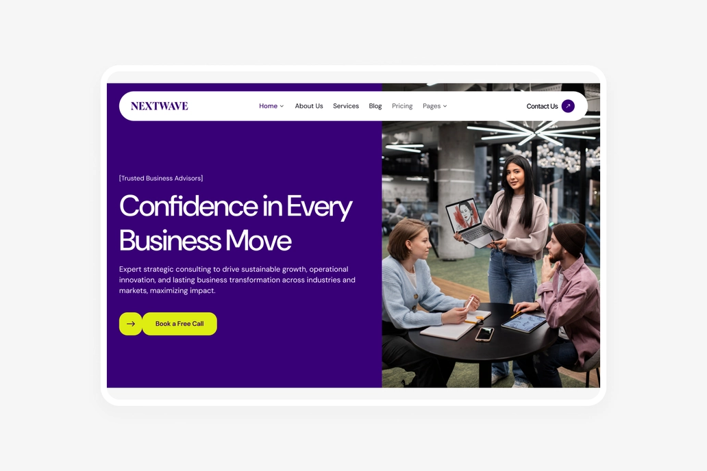 Nextwave 3.0 - Start Up Figma UI