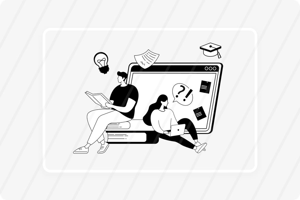 Online Education Platform illustration