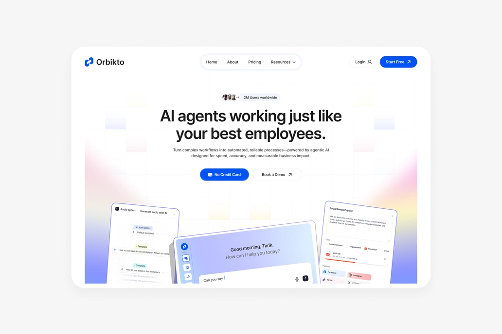 Orbikto - SaaS Figma UI