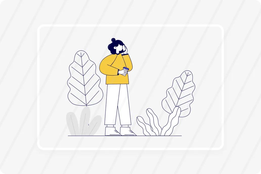 Person talking Concept Illustration
