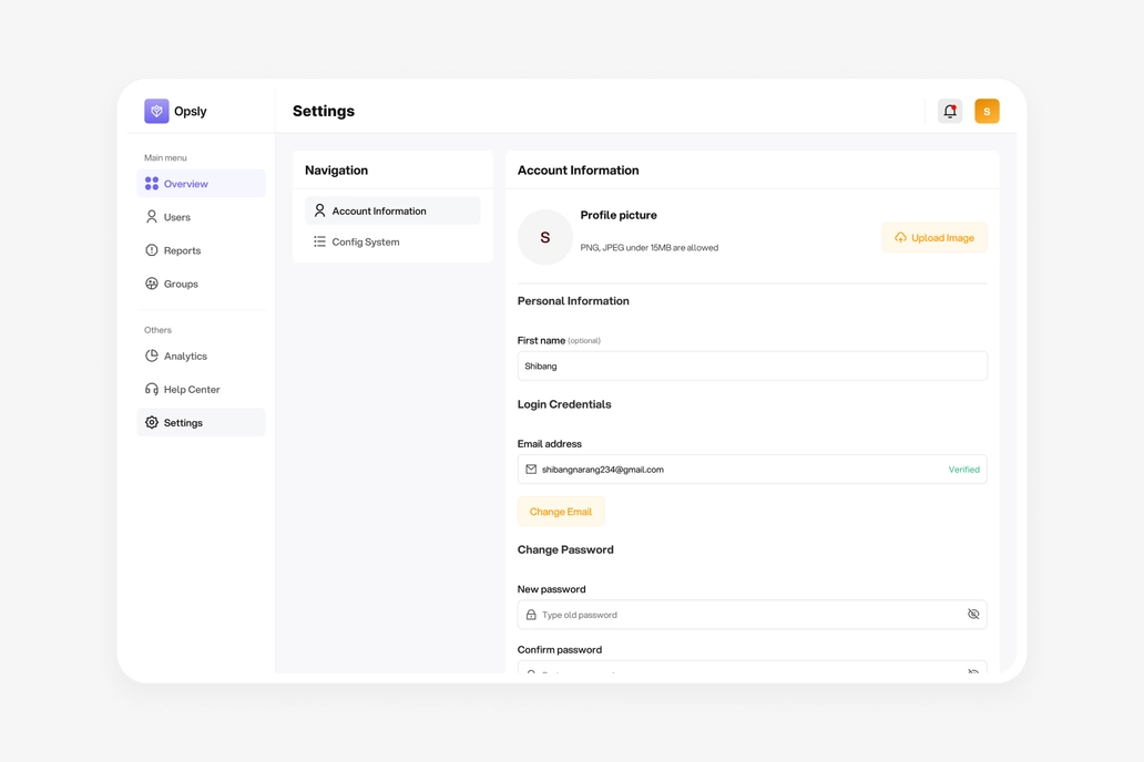 Setting Ui 