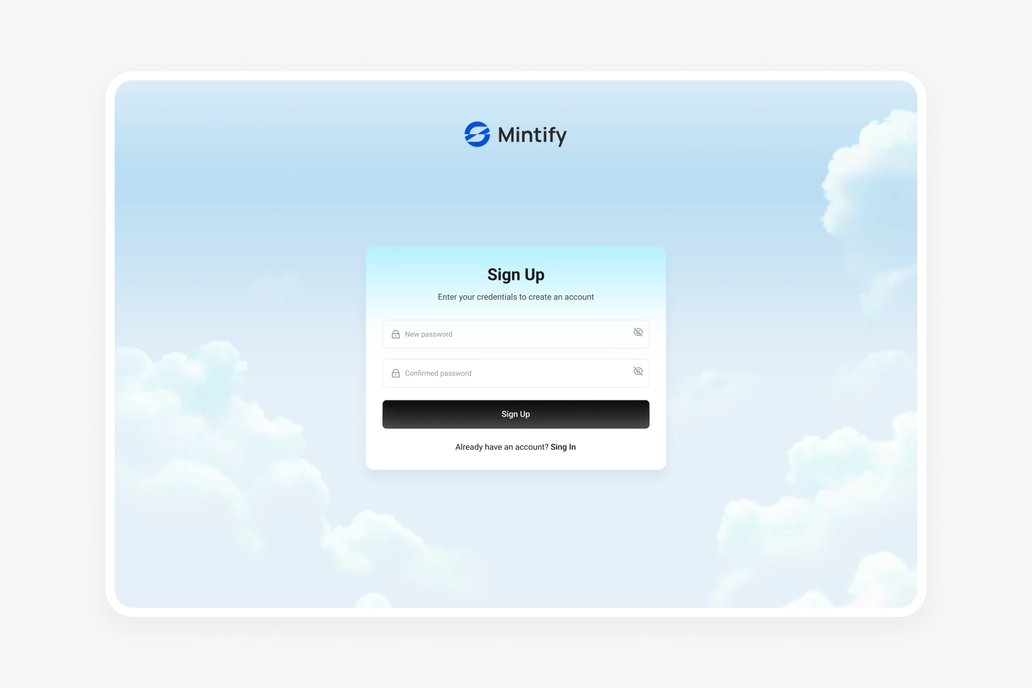 Sign Up