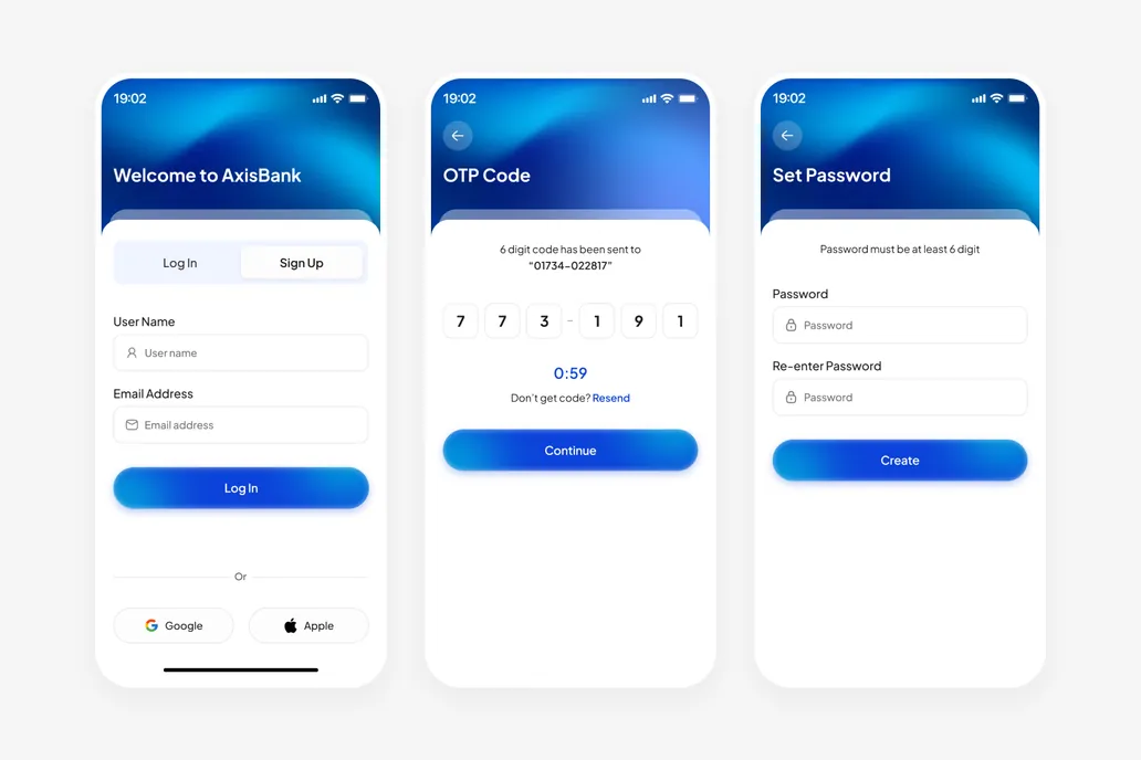Sign Up Screen UI