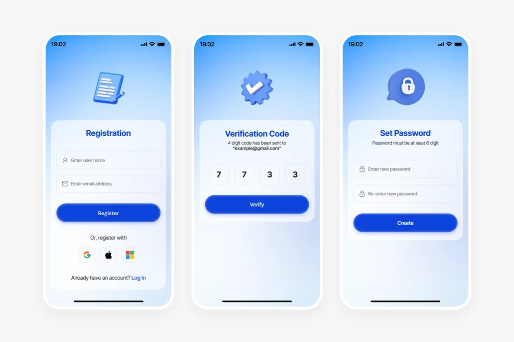 Sign Up Screen UI