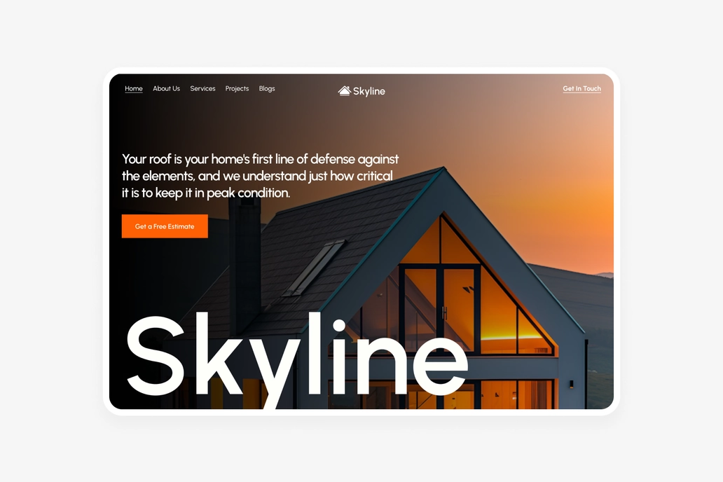 Skyline - Service Figma Header