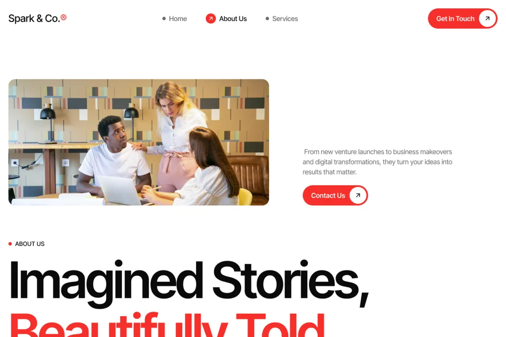 Spark & Co- About Us - 1