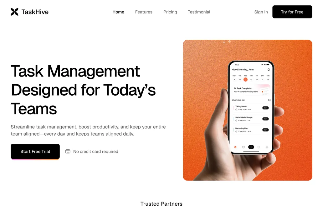 TaskHive- A Task management Product - 1