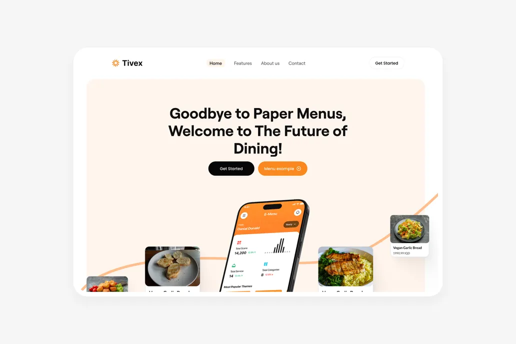 Tivex - Service Figma Header