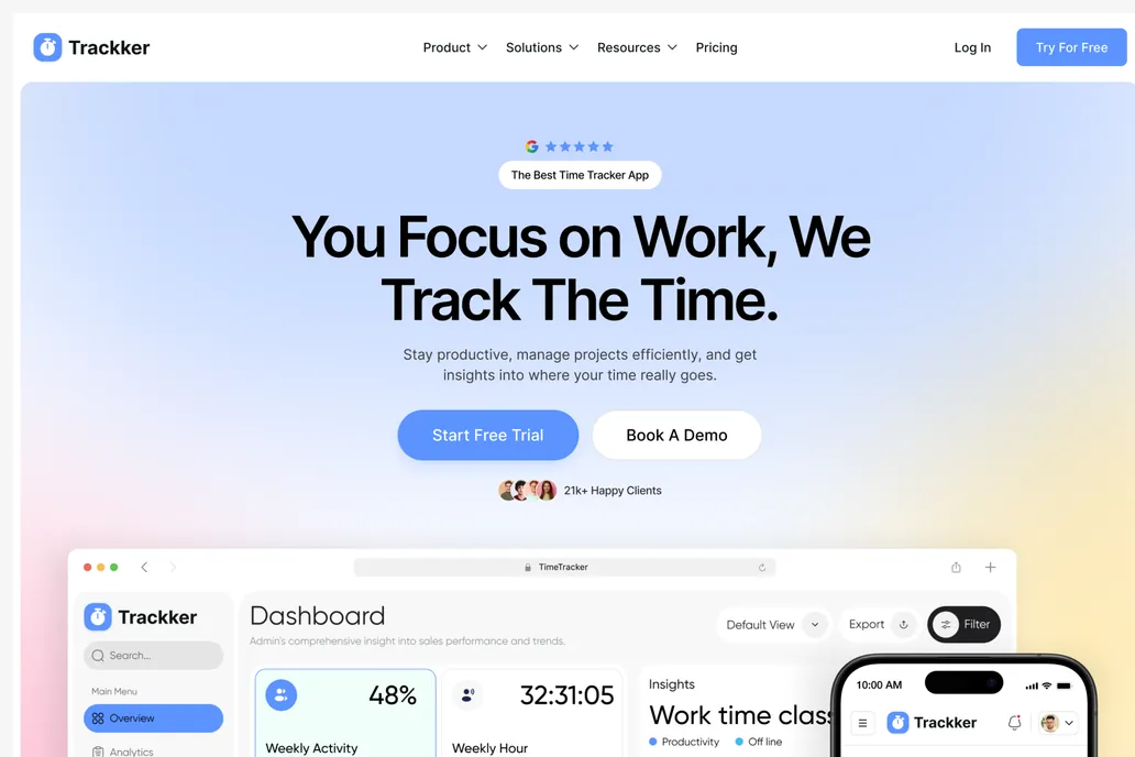 Trackker- Ai Powered web app - 1