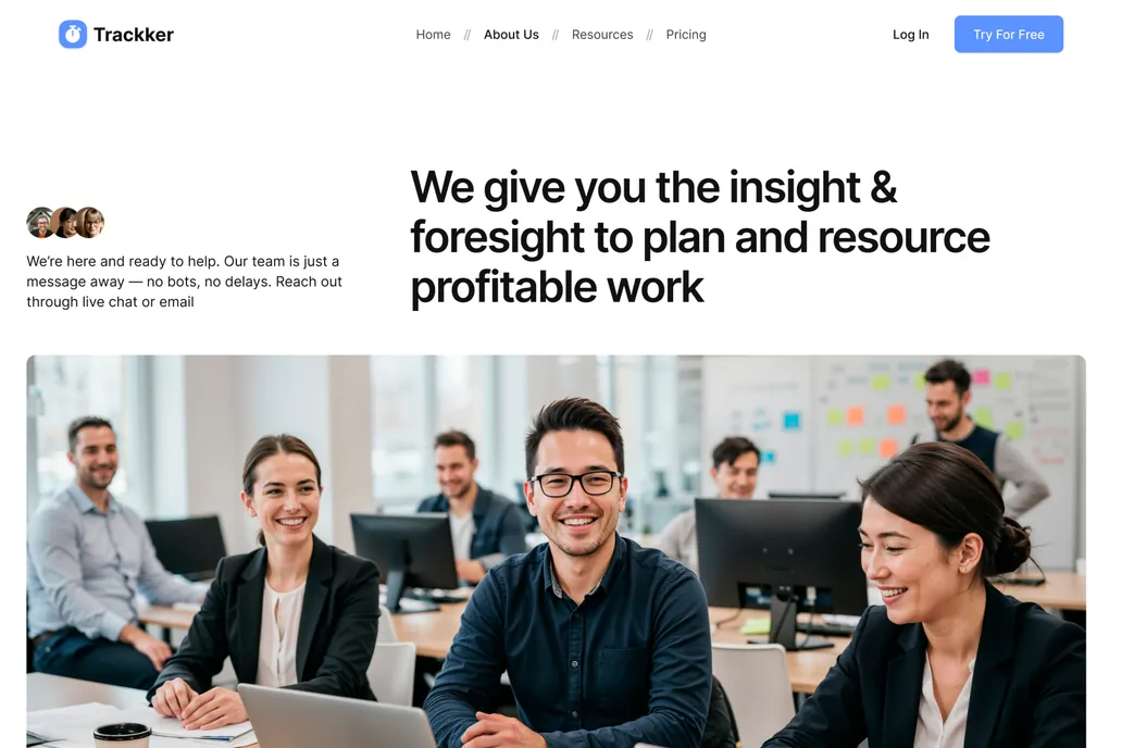 Trackker- Ai Powered web app - 1