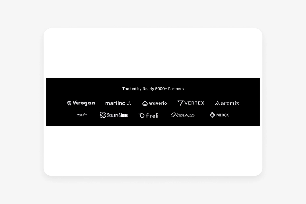 Trusted by Nearly 5000+ Partners