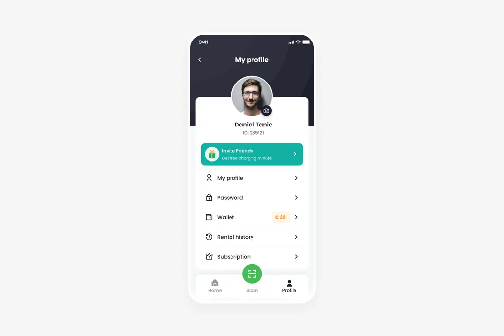 User Profile UI 