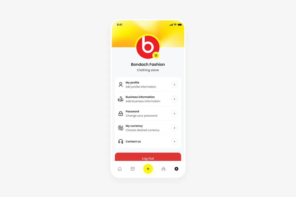 User Profile UI 