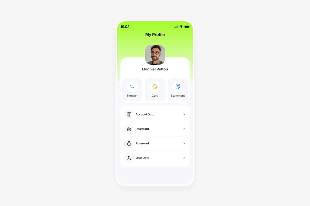 User Profile UI 