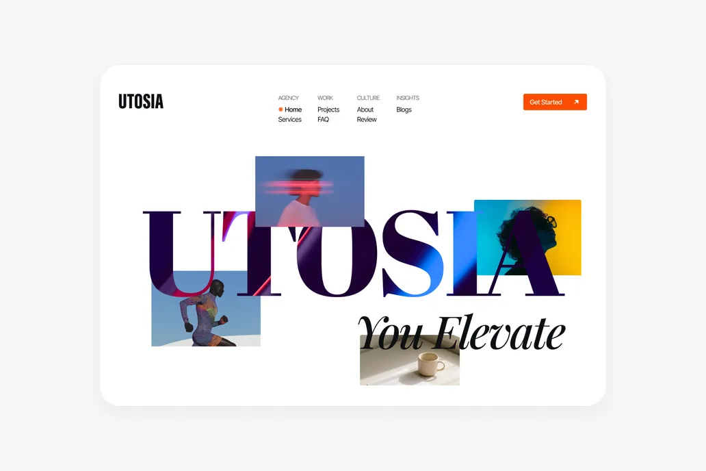 Utosia - Agency Figma UI