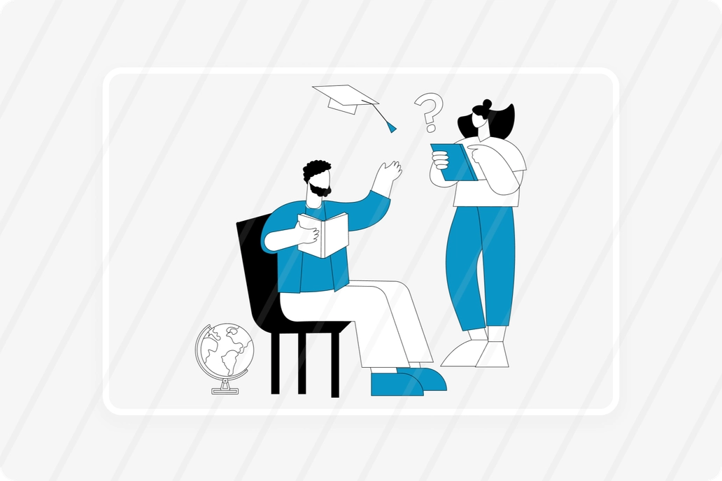 Academic Guidance Concept Illustration